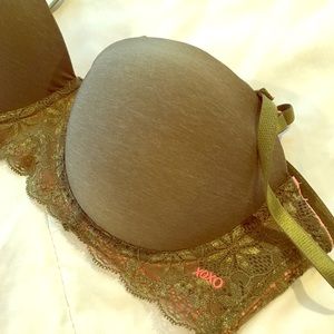 Sexy green XOXO bra 36C
